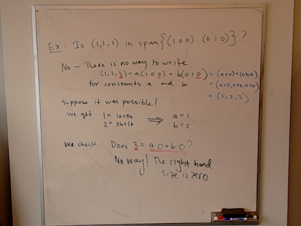 Missing a Span: The Details A photo of a whiteboard titled: Missing a Span: The Details