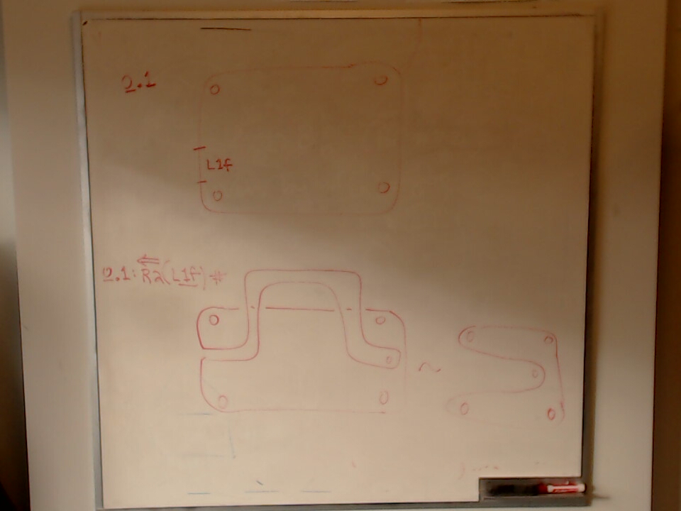 Alfredo's Opening A A photo of a whiteboard titled: Alfredo’s Opening A