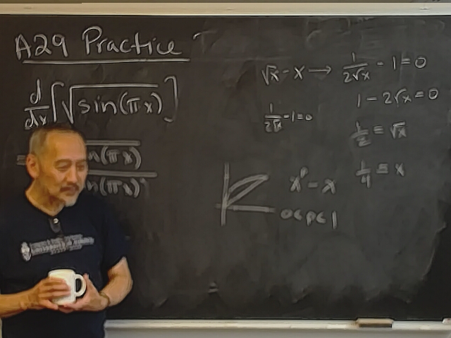Nick's Curve Question A photo of a whiteboard titled: Nick’s Curve Question