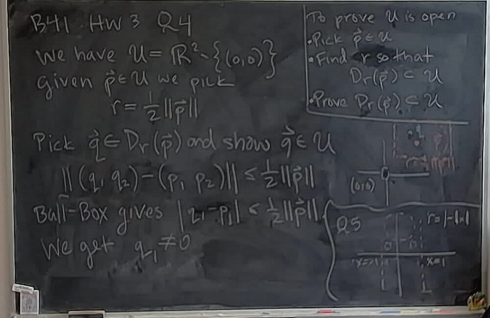 B41 HW 3 Q4 A photo of a whiteboard titled: B41 HW 3 Q4