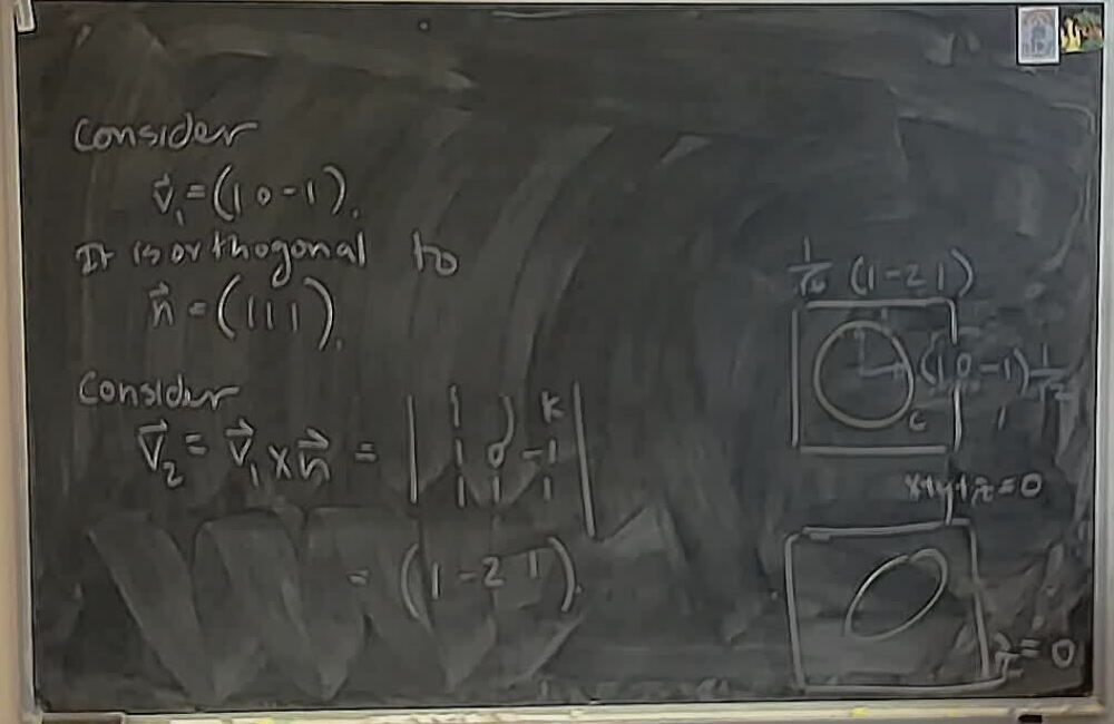 Term Test 2 Q4: Parametrizing A Complicated Circle A photo of a whiteboard titled: Term Test 2 Q4: Parametrizing A Complicated Circle