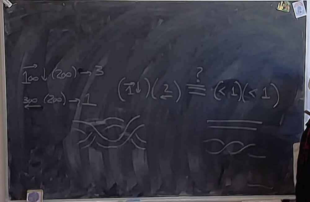 Eric's Spurious Relation A photo of a whiteboard titled: Eric’s Spurious Relation