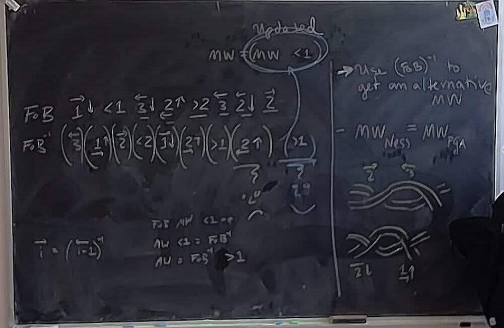 Milky Way via Flock of Birds Inverse. A photo of a whiteboard titled: Milky Way via Flock of Birds Inverse.